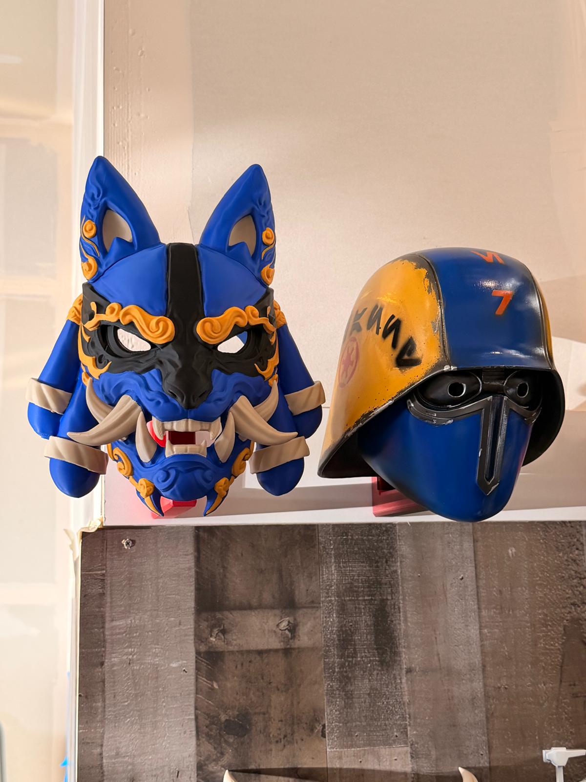 TheDarksideWorkshop Oni Mask - Wall Art - Japanese Demon Mask