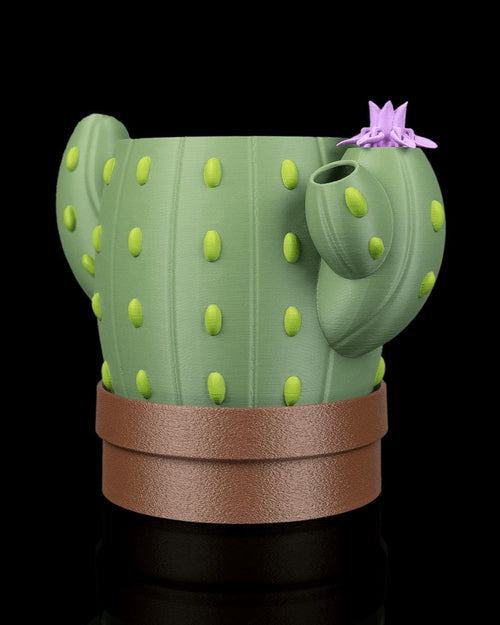 3D Printed Cactus Planter | Bloom Signal Pot | Fun Succulent Holder | Unique Plant Holder