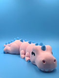Cute Flexi T-Rex Dinosaur Articulated Toy – Wiggly Fidget – Kawaii Desk Buddy