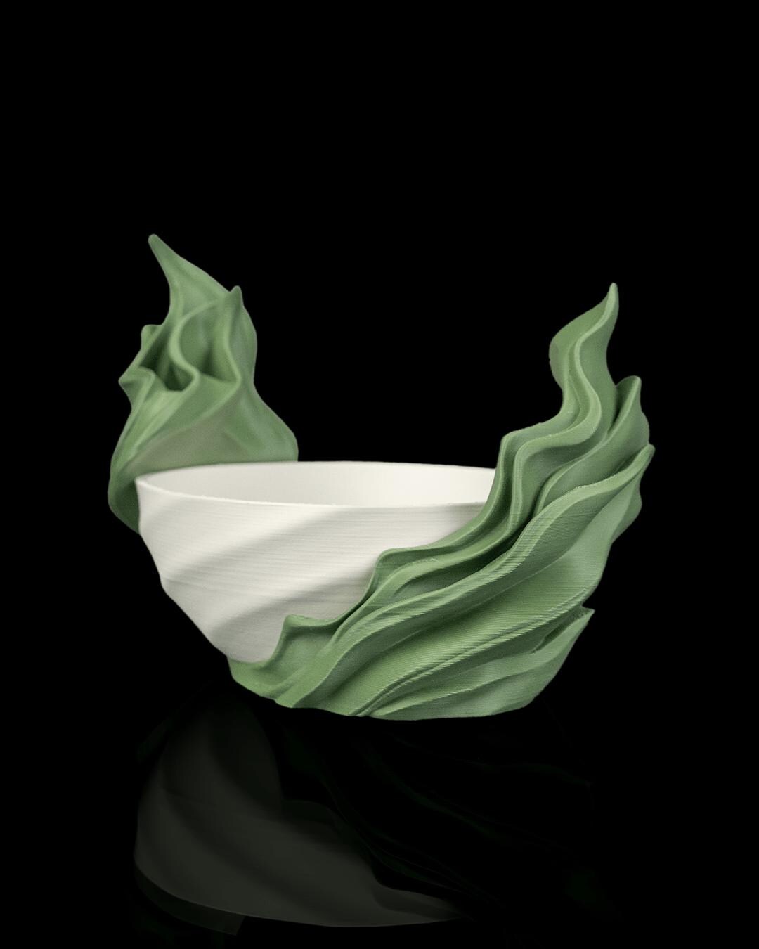 3D Printed Self-Watering Planter | Seaweed Flow Design |