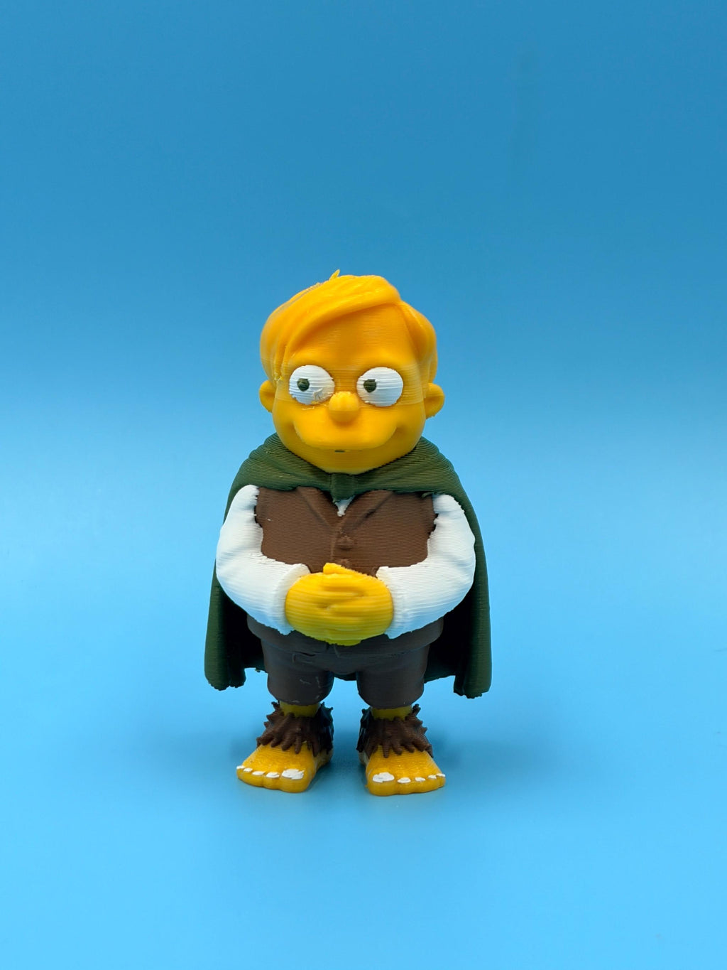 Shire Meets Springfield Figure | 3D Printed Multicolor Cartoon Fantasy Crossover | Choose Your Character | Collectible Mashup