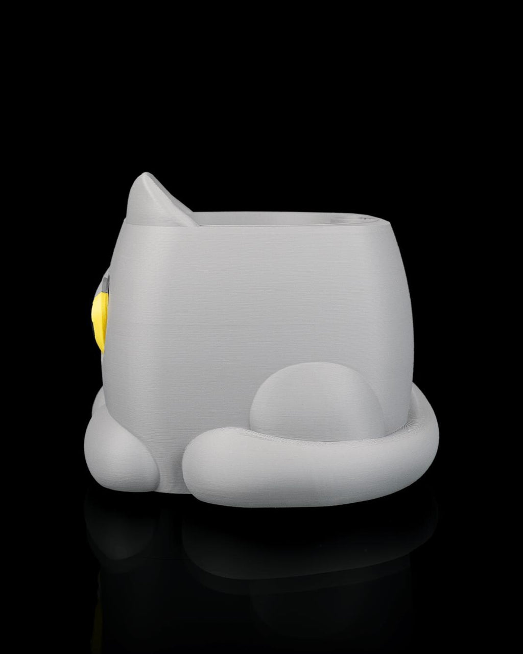 3D Printed Grumpy Kitty Cat Planter