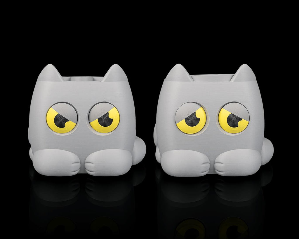 3D Printed Grumpy Kitty Cat Planter