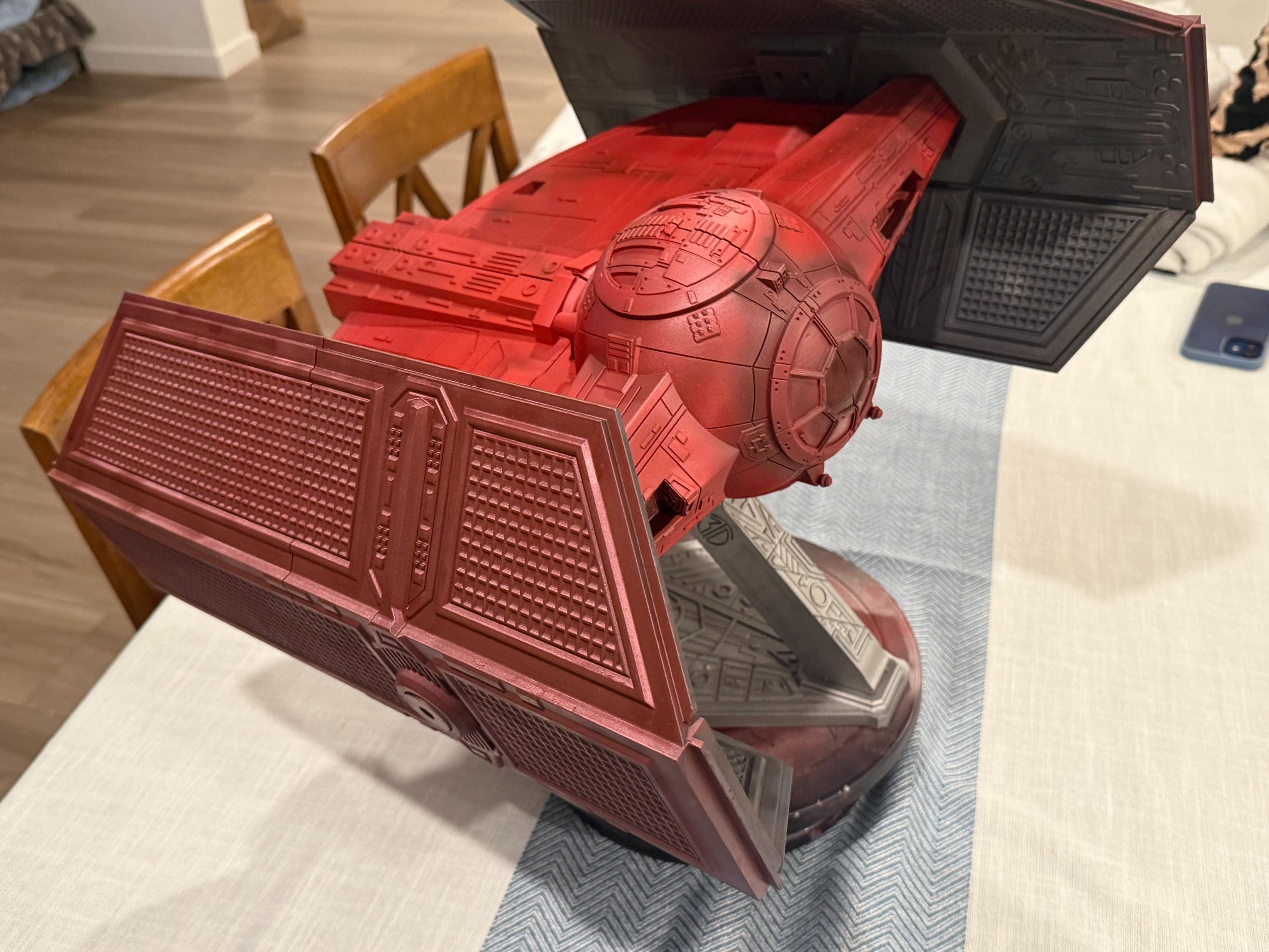 3D Printed Titan Fighter Spaceship Model