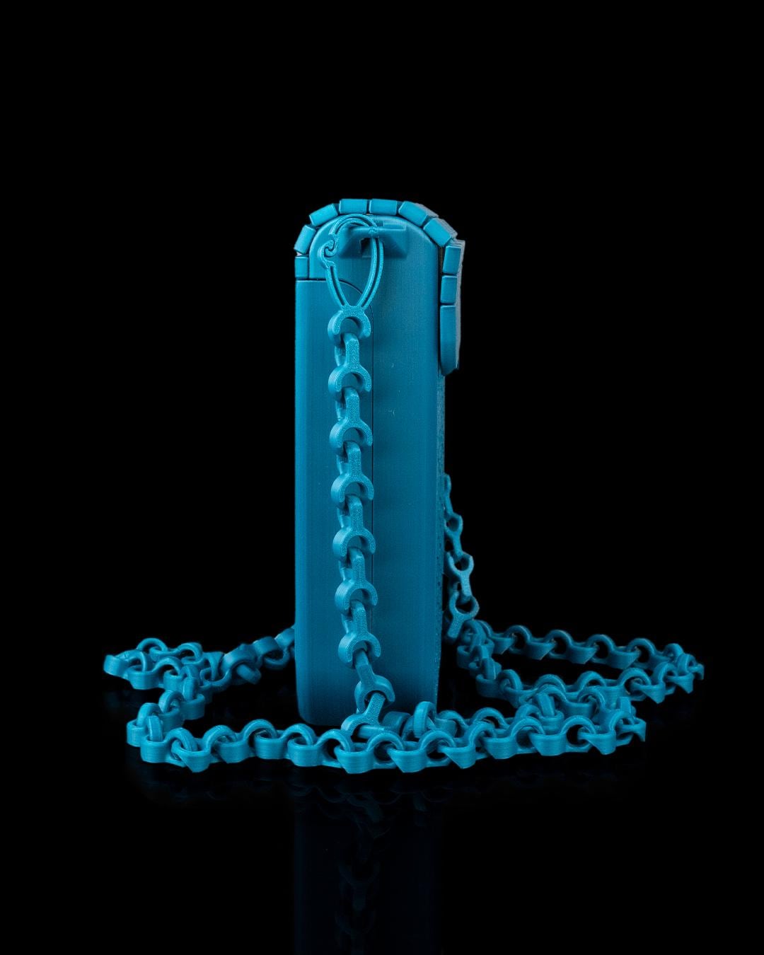 3D Printed Crossbody Phone Bag – Lattice Design, Chain Strap Shoulder Bag