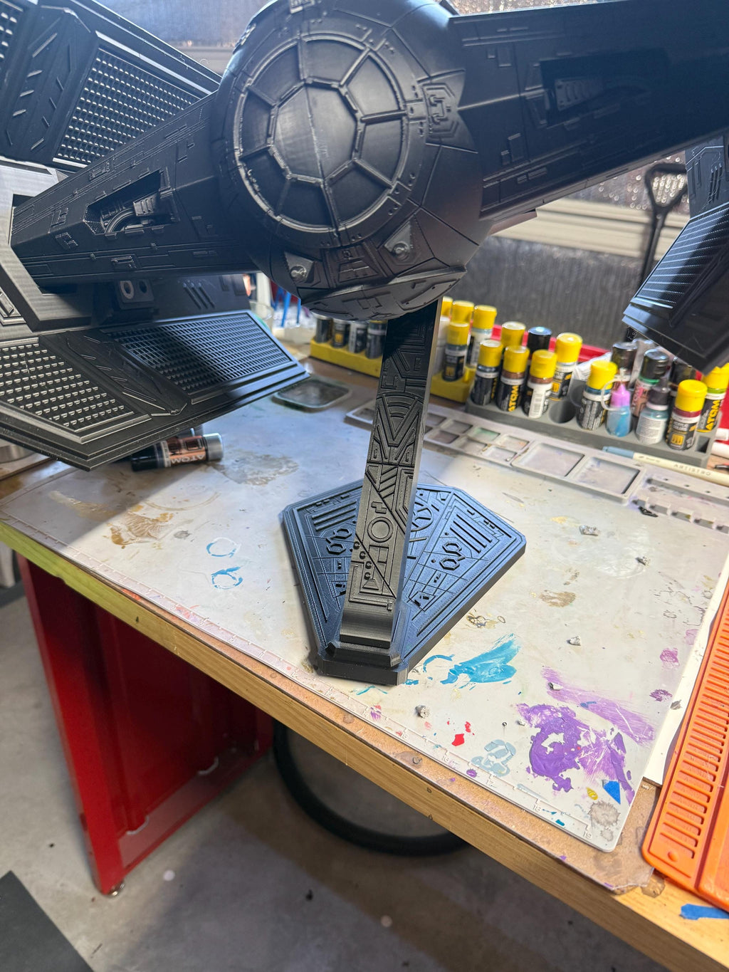 3D Printed Titan Fighter Spaceship Model