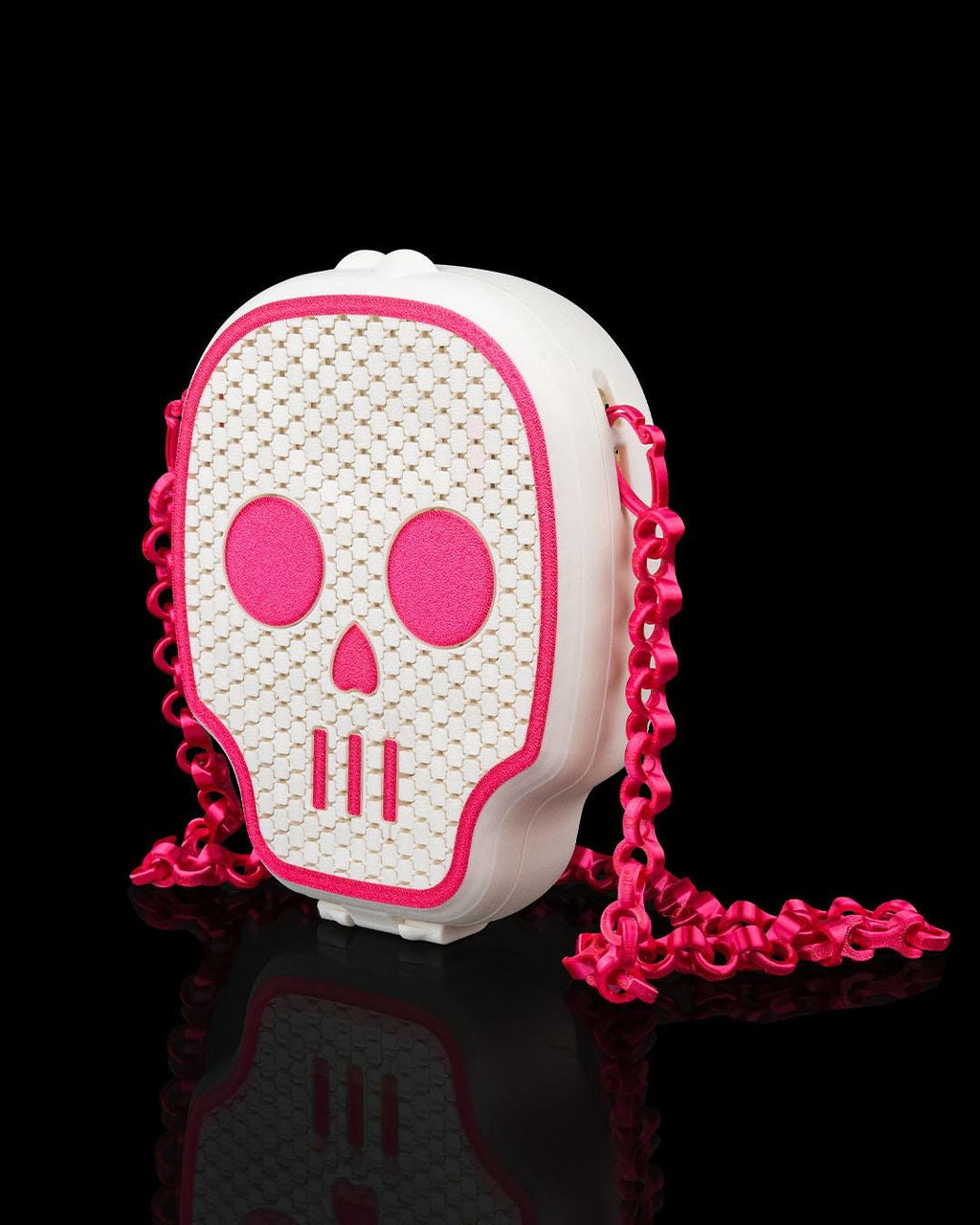 Skull Crossbody Bag with Chain Strap —Goth Gift — Mini Shoulder Bag