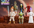 Futurama x Star Wars Mashup 3D Printed Figures | Nostalgic 3D Models Design | Fan Art Collectible | Individual or Full Set of 6