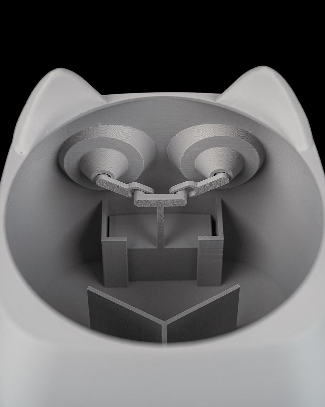3D Printed Grumpy Kitty Cat Planter