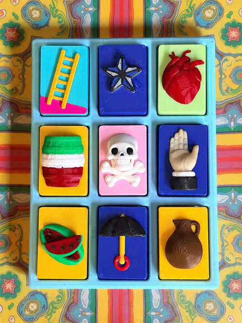 9 Card Mechanical Lotería Board