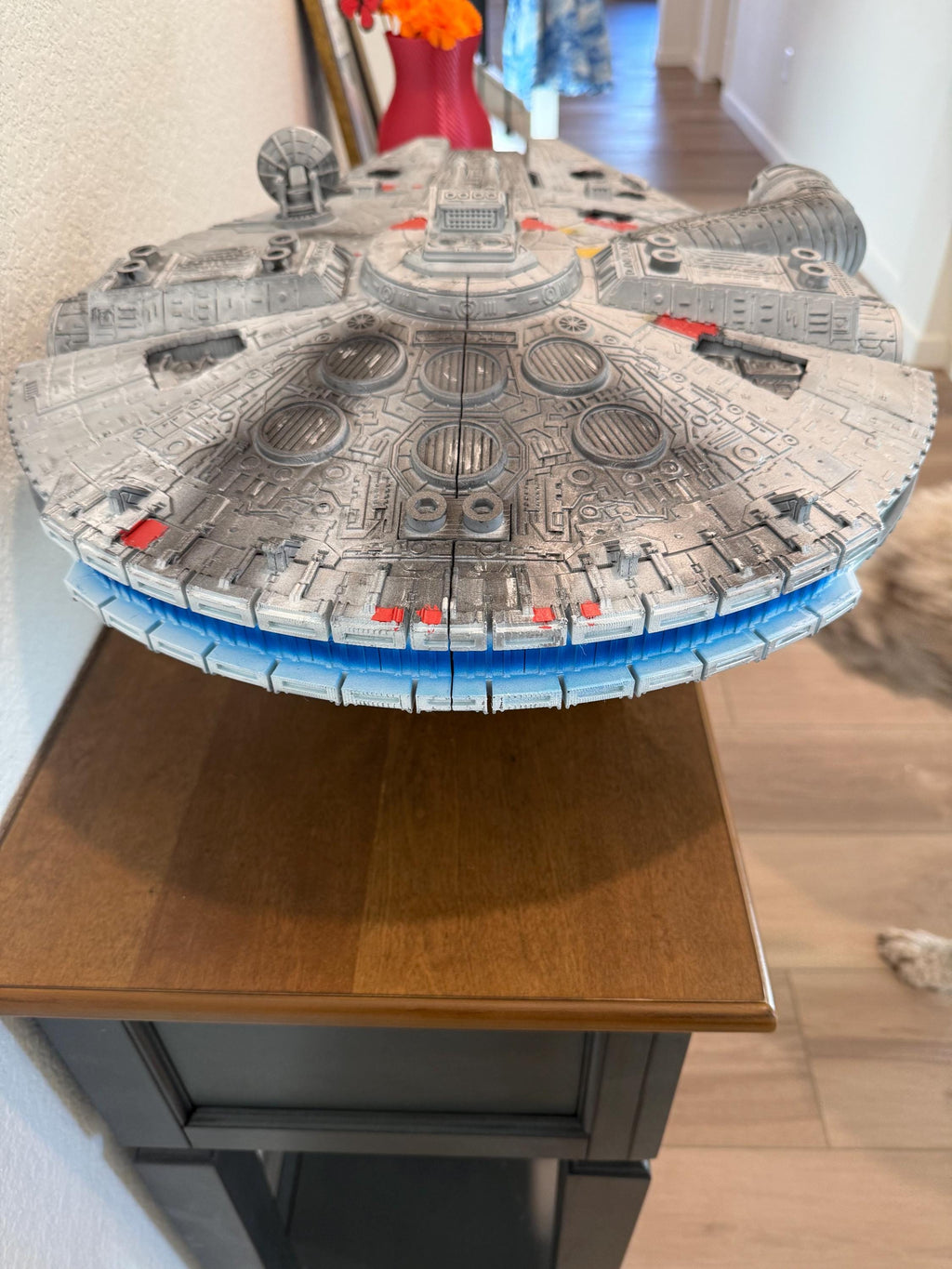 Project Falcon Display Ship w/ Stand | Fan-Inspired Space Freighter