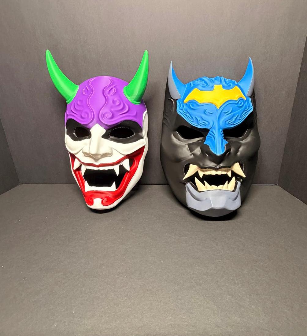 The Caped Vigilante Oni STL