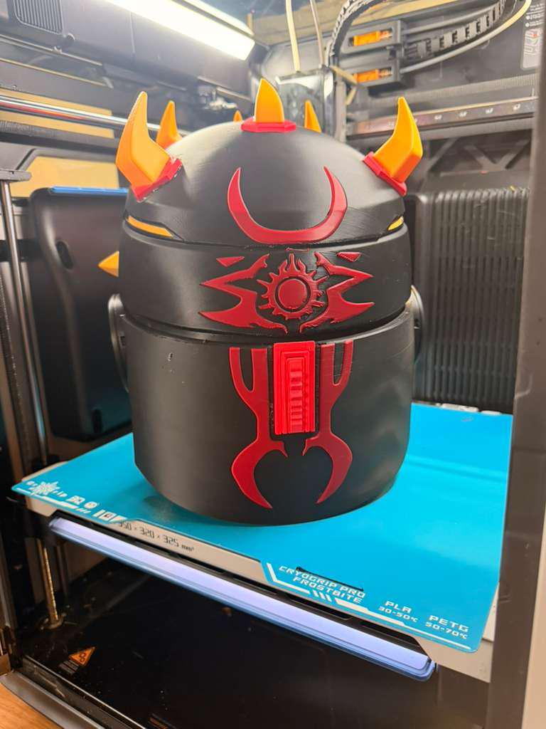 Darth Maul Shadow Lord Helmet | Cyberpunk Sith Cosplay Helmet | Wearable Fan Art