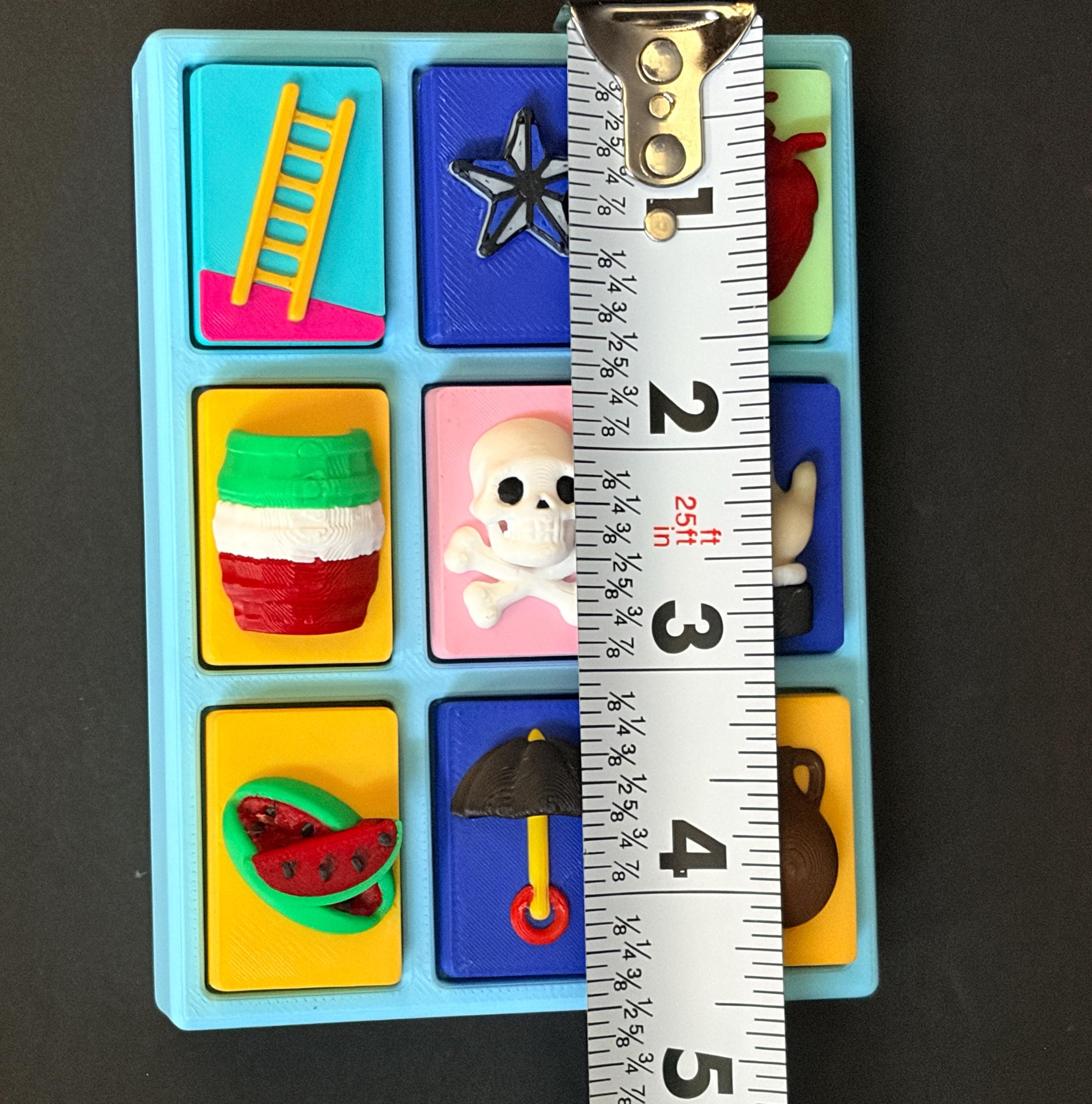 Mechanical Loteria Fidget Clicker | 3D Printed ASMR Desk Toy | Mexican Folk Art Inspired Stress Toy