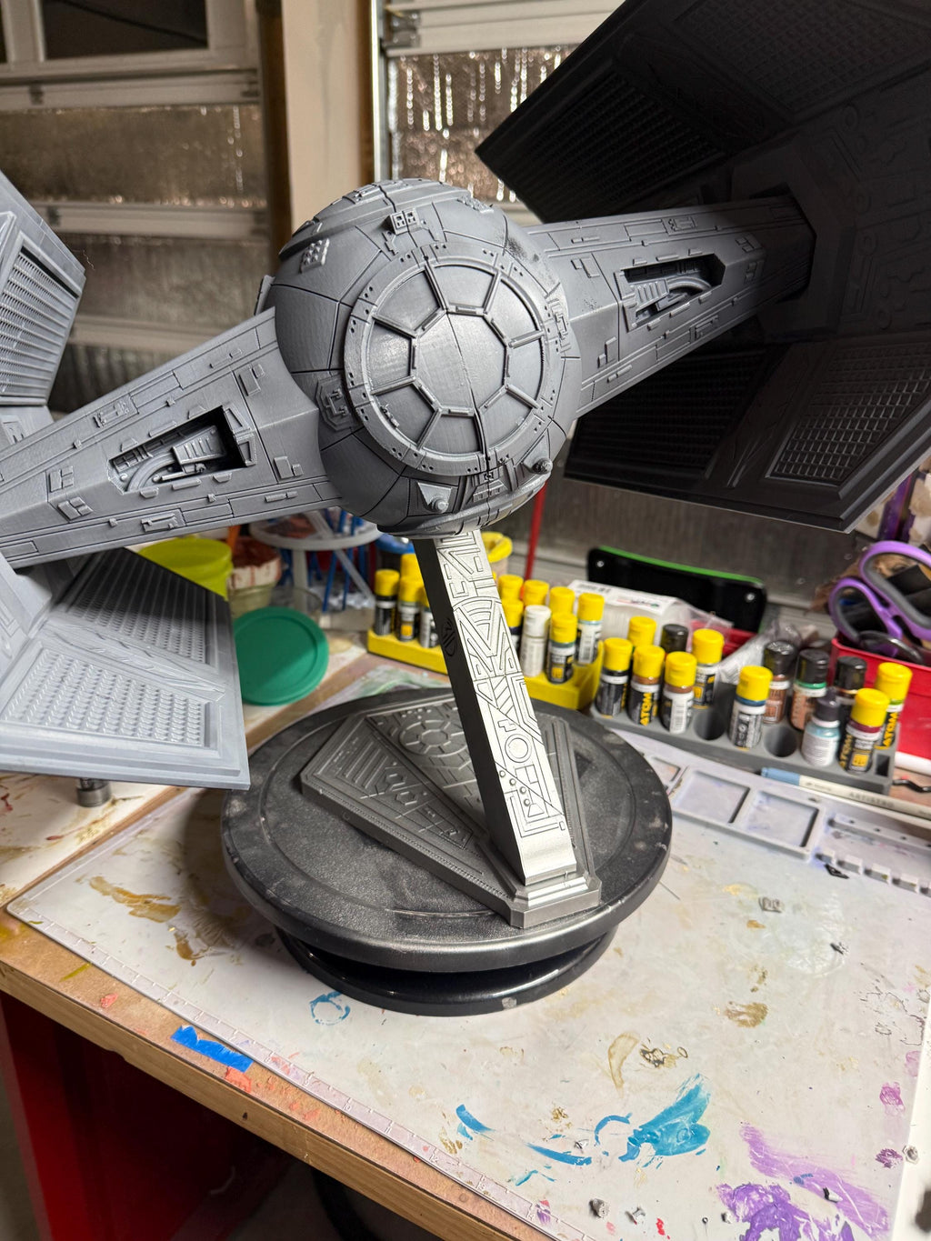 3D Printed Titan Fighter Spaceship Model