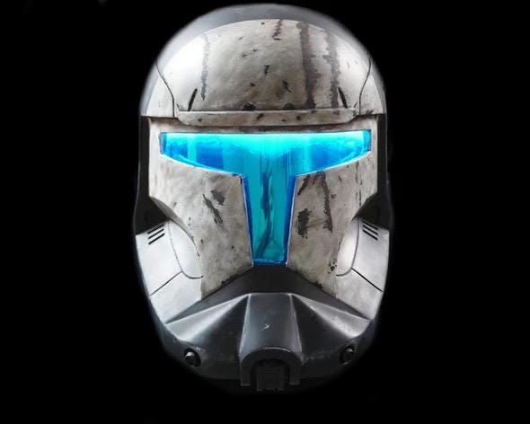 Custom painted 3D Printed Helmets From https://galacticarmory.net Catalog. Authorized seller