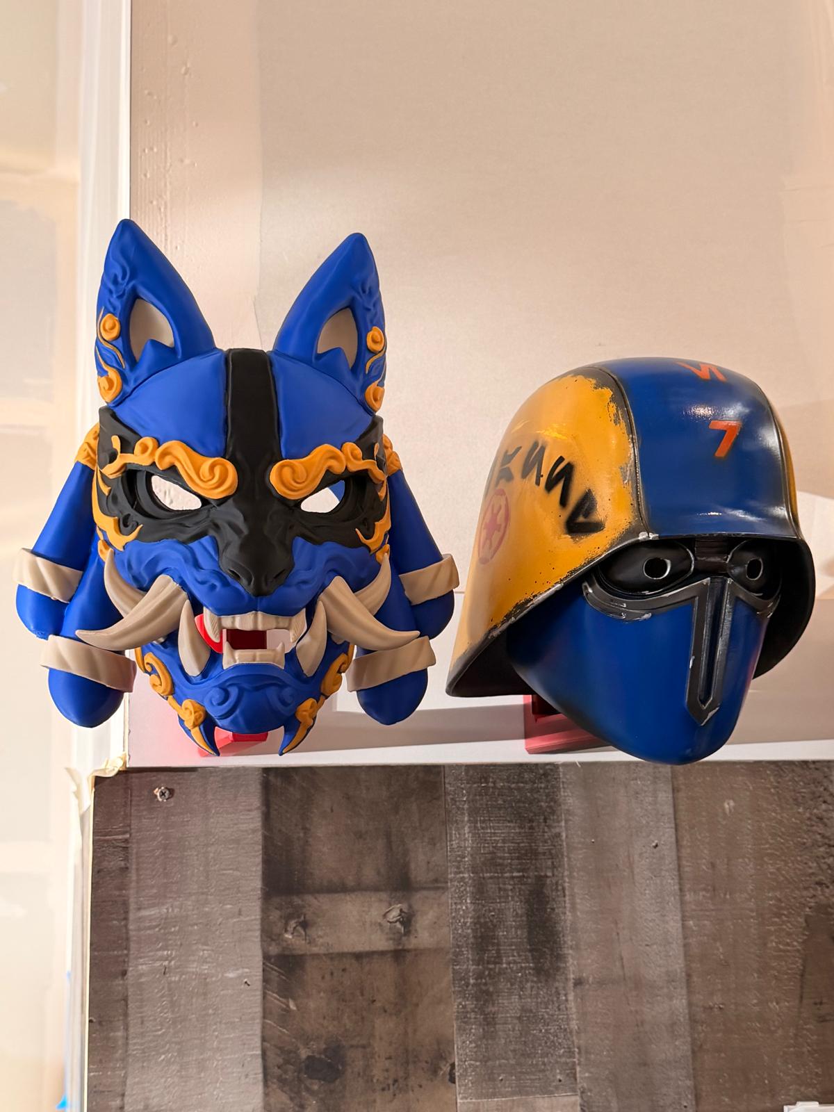 TheDarksideWorkshop Oni Mask - Wall Art - Japanese Demon Mask