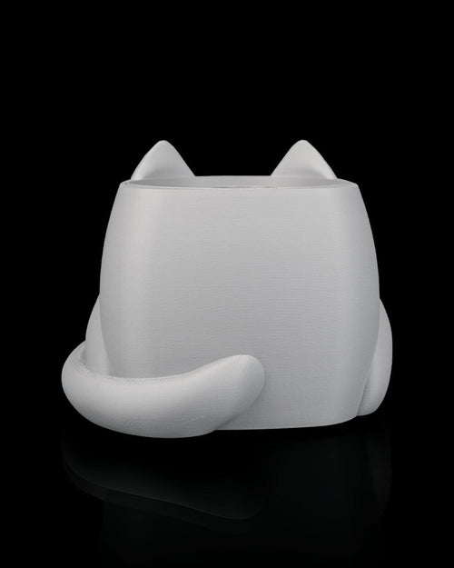 3D Printed Grumpy Kitty Cat Planter