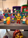 Springfield Family Warrior Mashup Figures | 3D Printed Collectibles, Cartoon Superhero Desk Decor