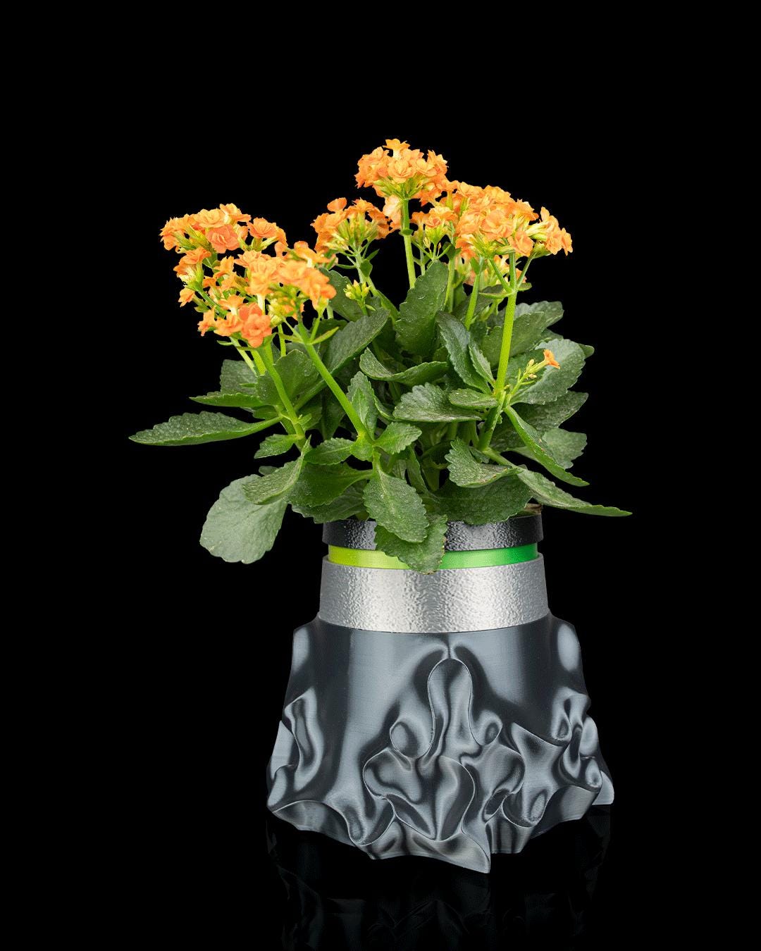 3D Printed Bioforge Planter | Sci Fi Plant Pot | Unique Succulent Holder| Desk Decor