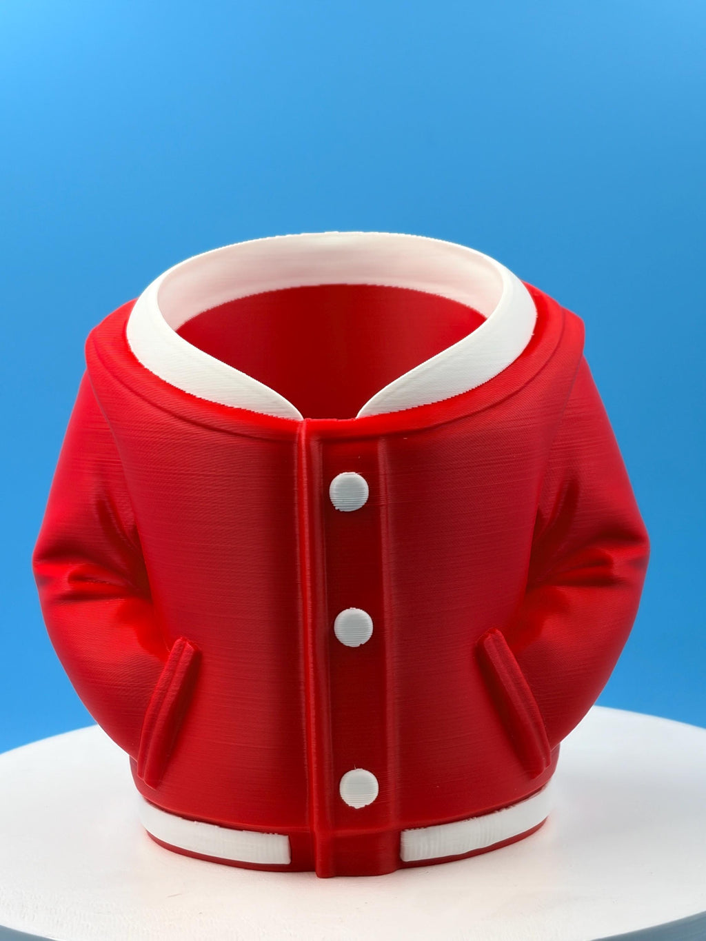 3D Printed Can Koozie Jacket | Puffer, Hoodie, Bathrobe, Leather, Suede, Varsity Styles