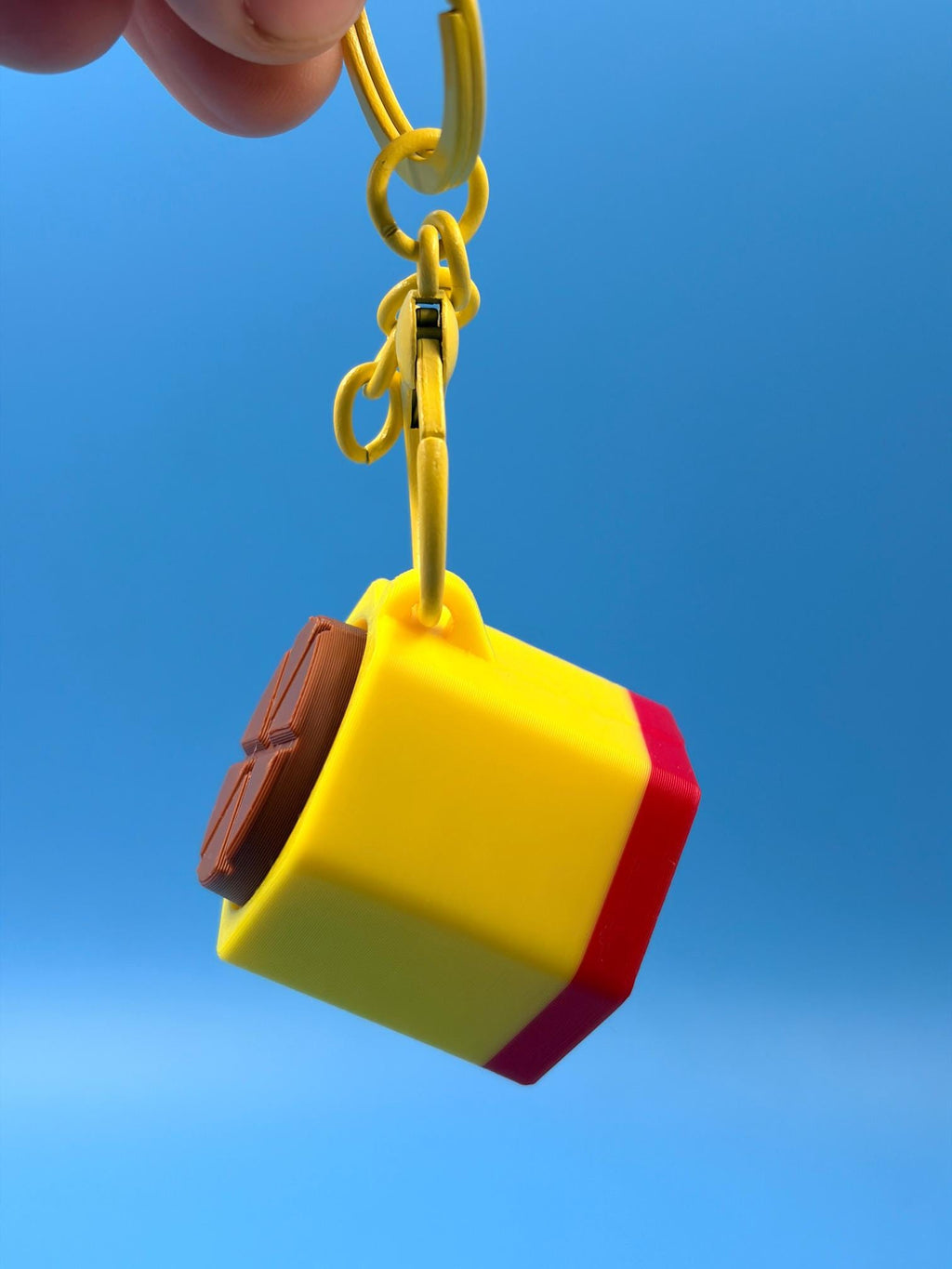 Mexican Hot Chocolate Clicker Keychain | Candy Fidget Toy | 3D Printed Cute Collectible Keyring Gift