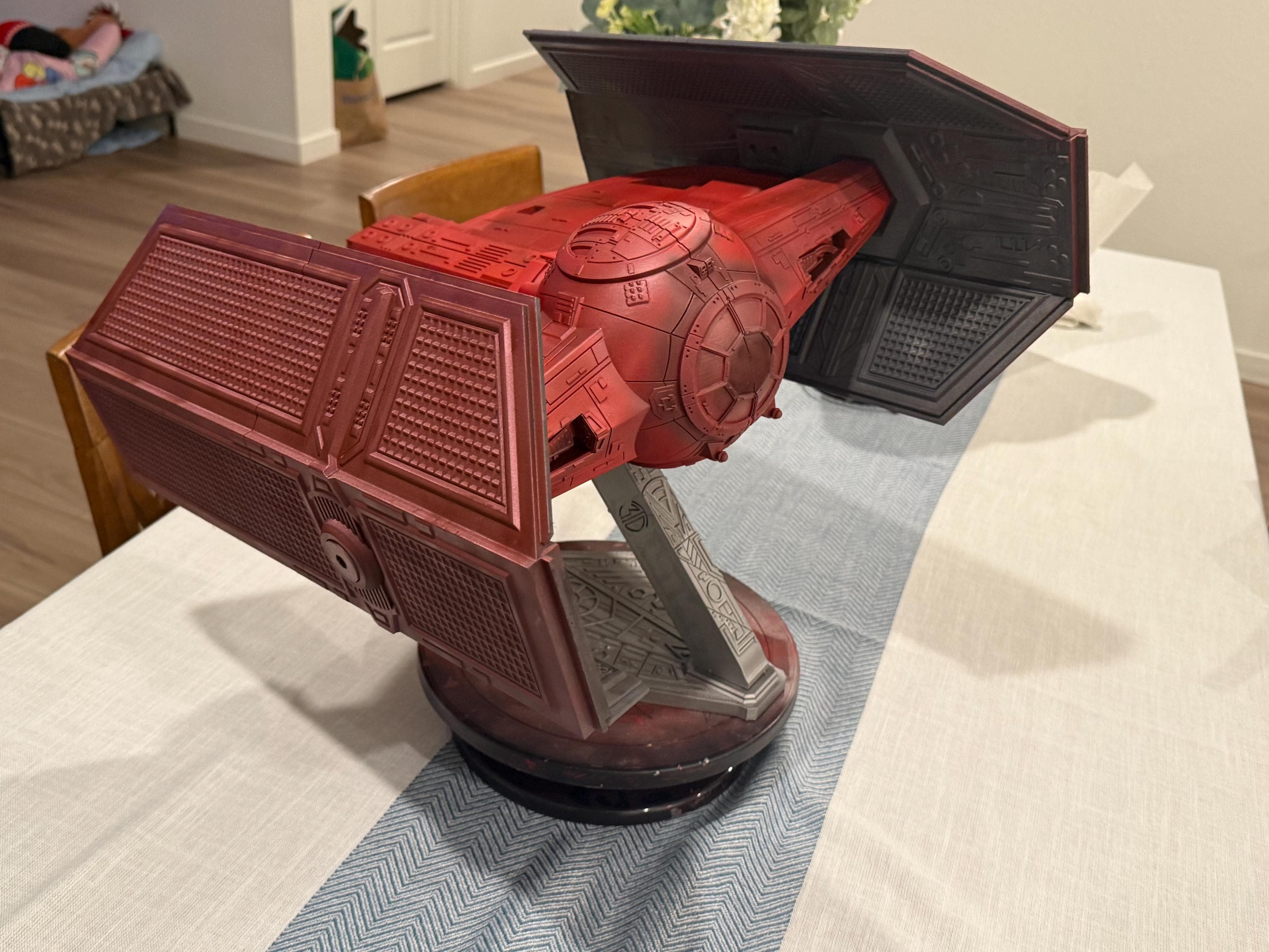 3D Printed Titan Fighter Spaceship Model