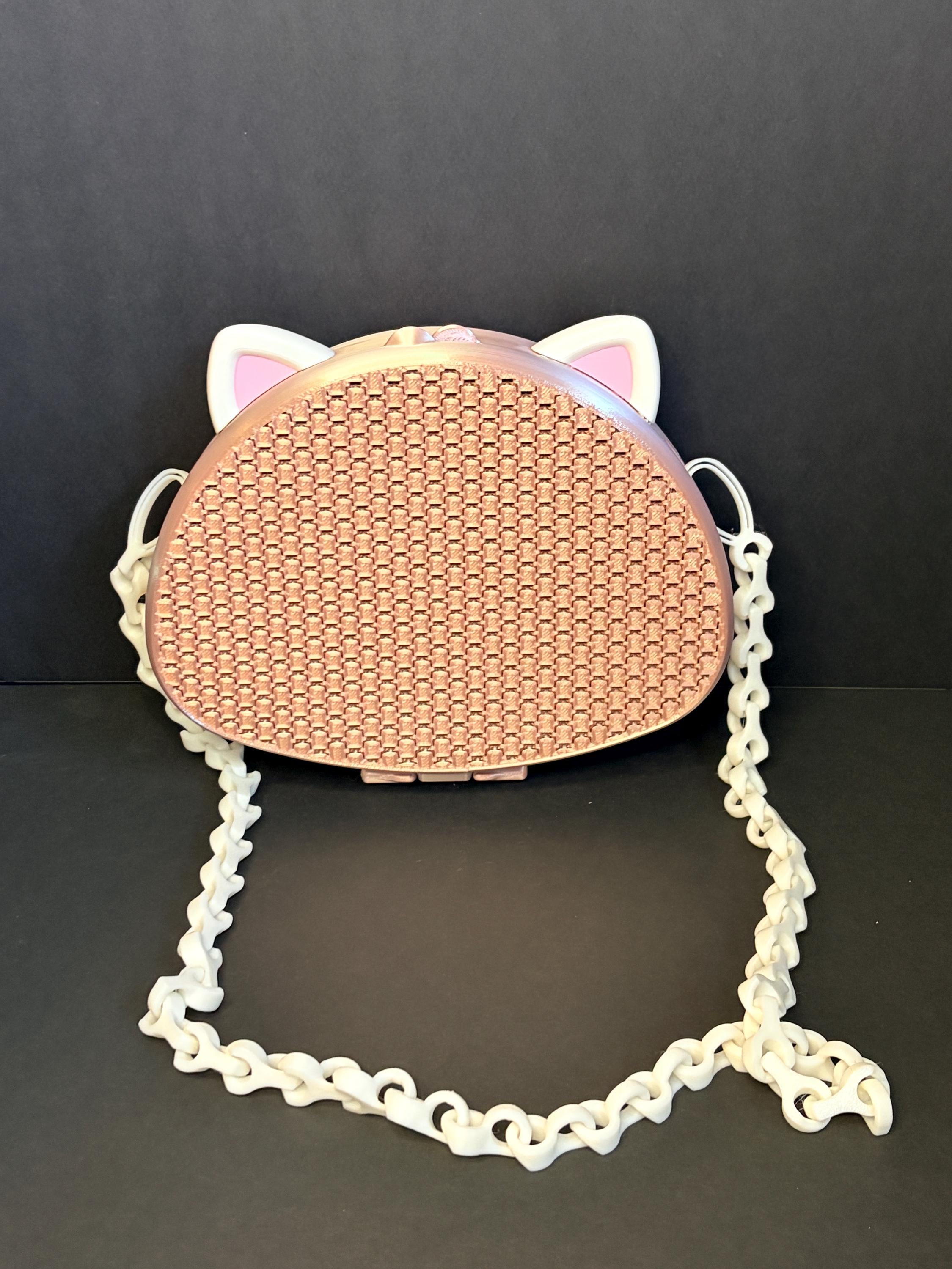 Cat Purse Crossbody Bag with Chain Strap — Cat Mom Gift