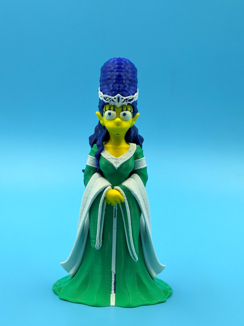Shire Meets Springfield Figure | 3D Printed Multicolor Cartoon Fantasy Crossover | Choose Your Character | Collectible Mashup