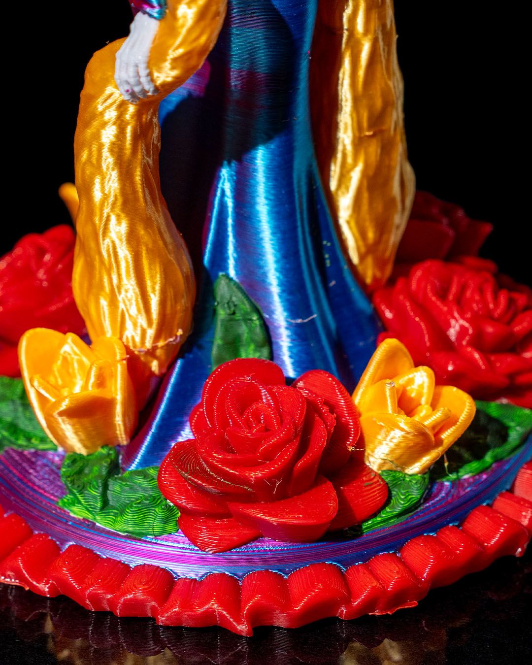 Catrina Statue | 3D Printed La Catrina Sculpture | Day of the Dead Figurine | Dia de los Muertos Decor | 16.5cm