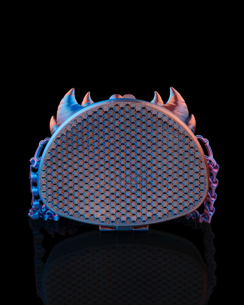 3D Printed Dragon Purse | Dracopack Mesh Crossbody Bag | Spiked Dragon Handbag with Chain Strap
