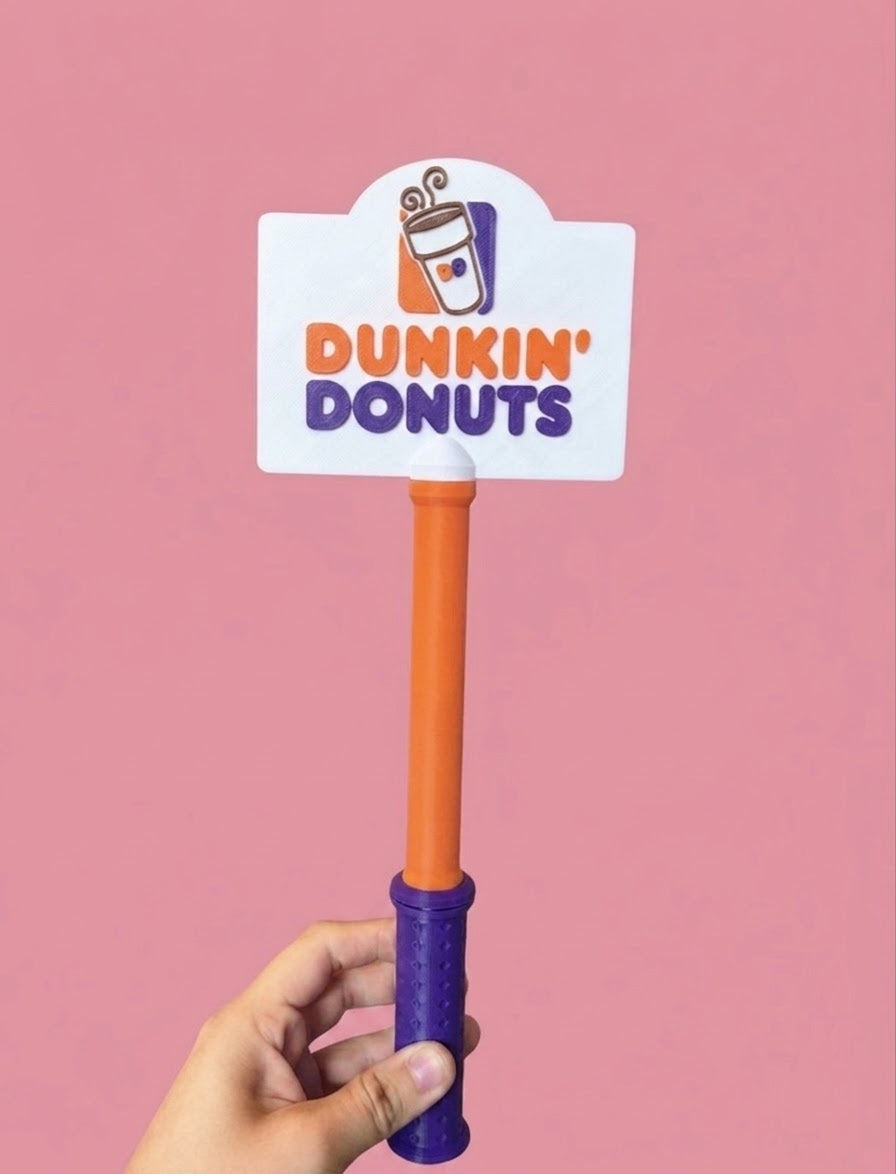 Dunkin’ Donuts Tap to Pay Card Holder Wand | 3D Printed Coffee Lover Gift