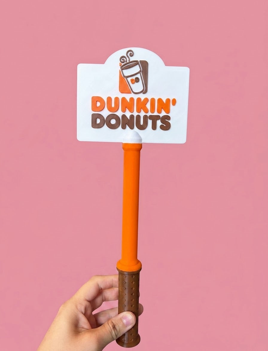 Dunkin’ Donuts Tap to Pay Card Holder Wand | 3D Printed Coffee Lover Gift