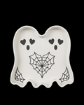 Ghost Duo Trinket Dish | Spooky Cute Jewelry Holder | Heart Eyes Ghost Ring Dish