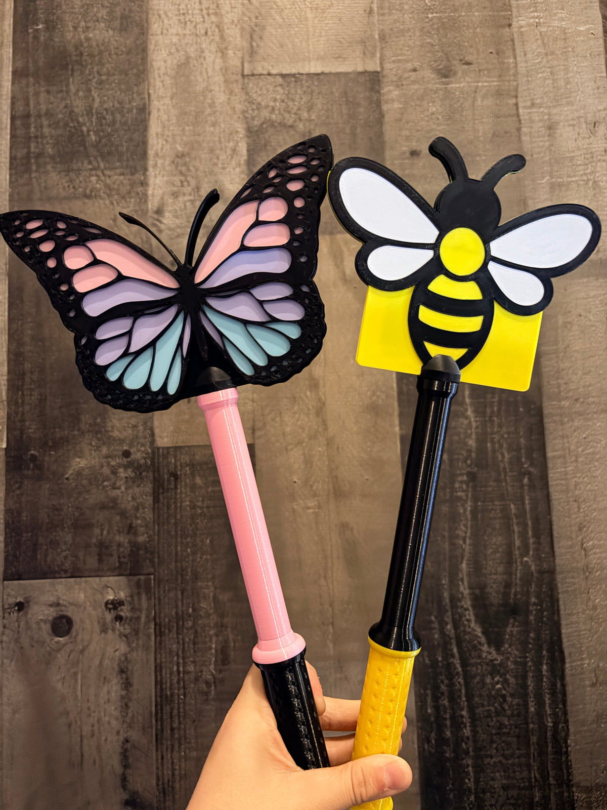 Butterfly & Bee Tap to Pay Wand | 3D Printed Contactless Card Holder | Cute Checkout Accessory | Buy Single or Bundle