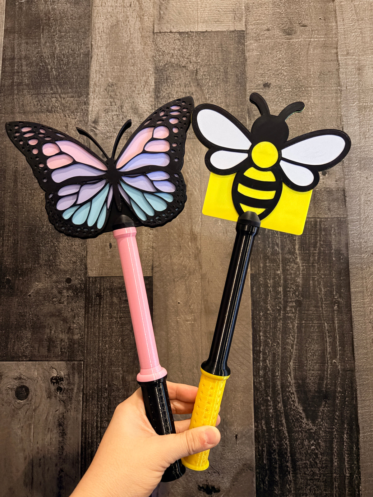 Butterfly & Bee Tap to Pay Wand | 3D Printed Contactless Card Holder | Cute Checkout Accessory | Buy Single or Bundle