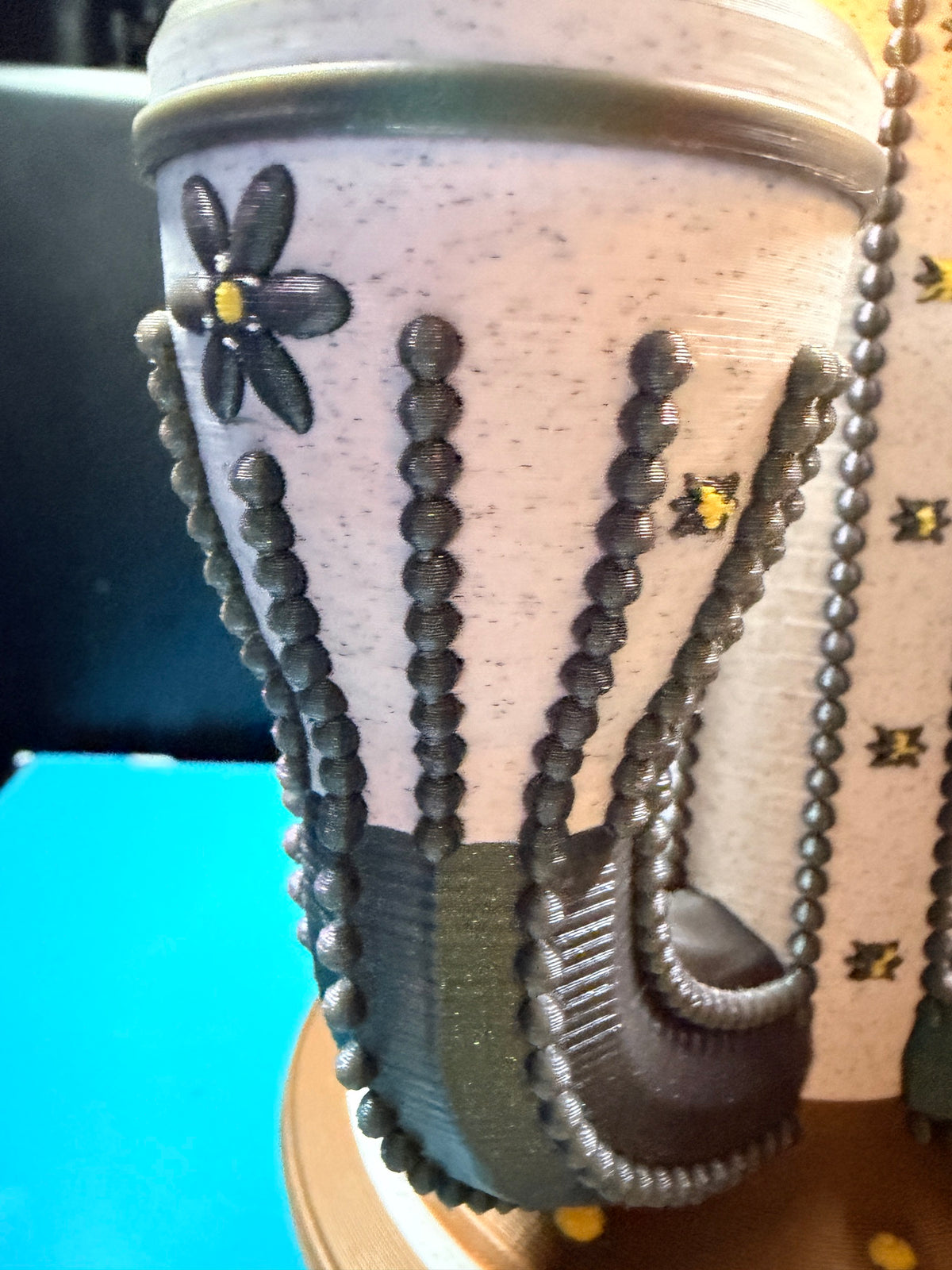 Cactus Tea Light Candle Holder | Southwestern 3D Printed Decor | 5-Light LED Candelabra