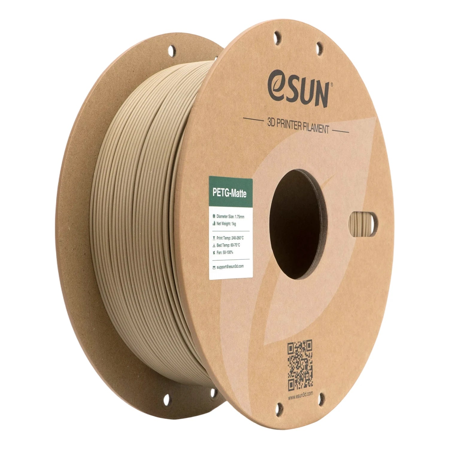 eSUN PETG Filament Matte PETG 1KG 1.75MM For Bambu Lab Upgraded PETG-Matte High Strength 3D Printing Filament For 3D Printer