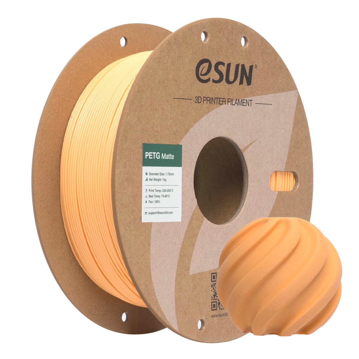 eSUN PETG Filament Matte PETG 1KG 1.75MM For Bambu Lab Upgraded PETG-Matte High Strength 3D Printing Filament For 3D Printer
