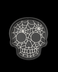 Skull Web Trinket Dish | Gothic Jewelry Holder | Spiderweb Skull Ring Dish