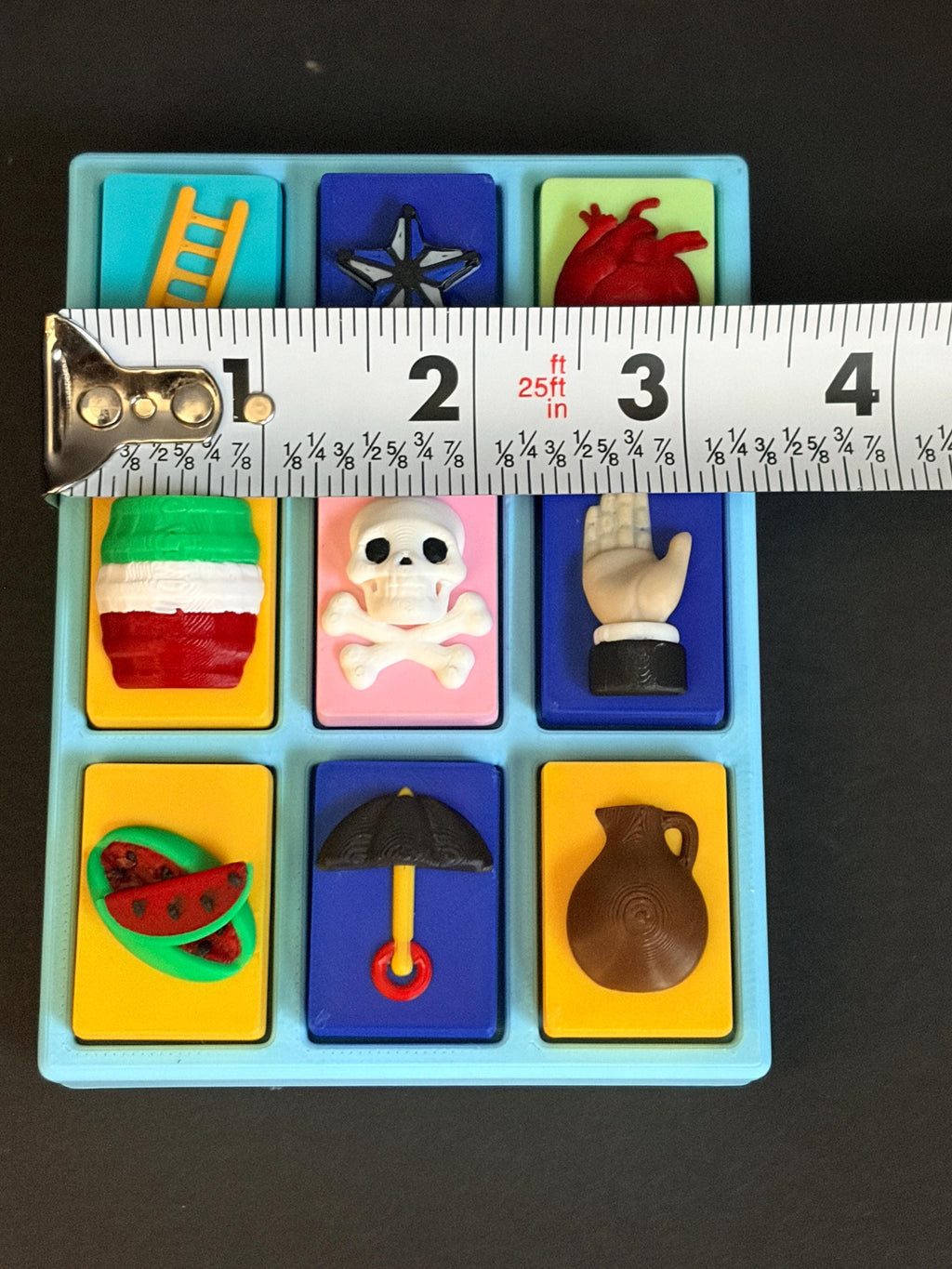 Mechanical Loteria Fidget Clicker | 3D Printed ASMR Desk Toy | Mexican Folk Art Inspired Stress Toy