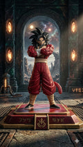 20 Inch Multicolor 3D Printed Saiyan Warrior Figure | Anime Manga Desk Display