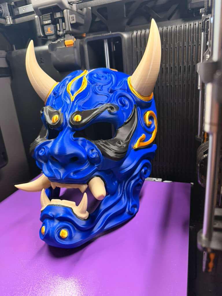 TheDarksideWorkshop Oni Mask - Wall Art - Japanese Demon Mask