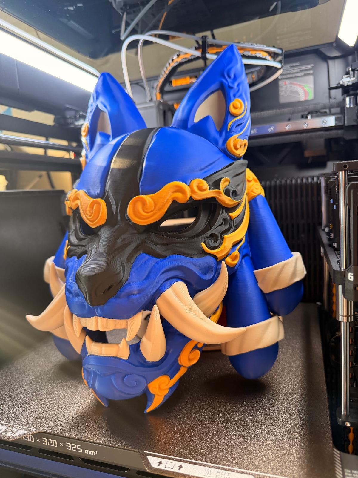 TheDarksideWorkshop Oni Mask - Wall Art - Japanese Demon Mask