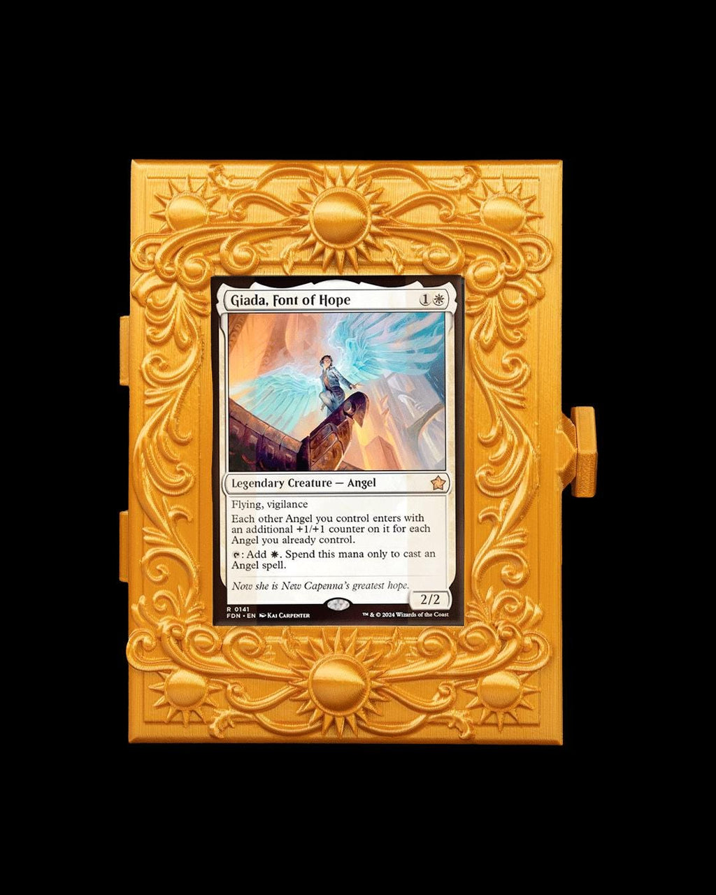 Commander Deck Box with Card Display Window | 3D Printed MTG EDH Holder | 6 Themes