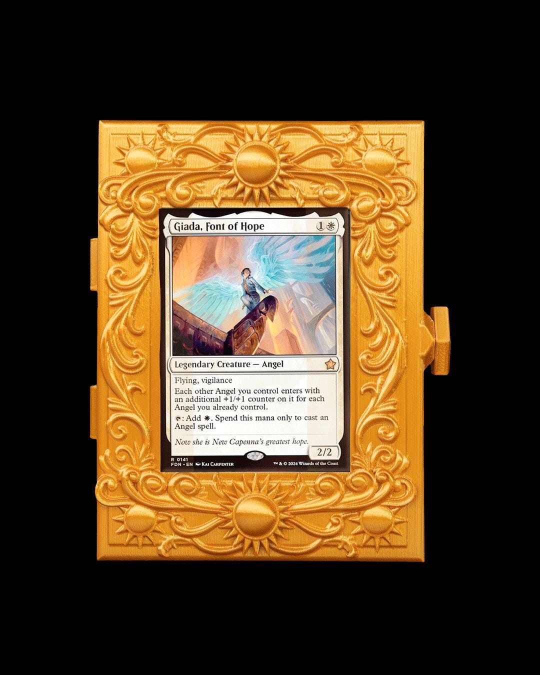 Commander Deck Box with Card Display Window | 3D Printed MTG EDH Holder | 6 Themes
