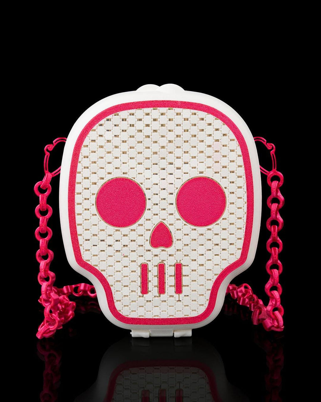Skull Crossbody Bag with Chain Strap —Goth Gift — Mini Shoulder Bag