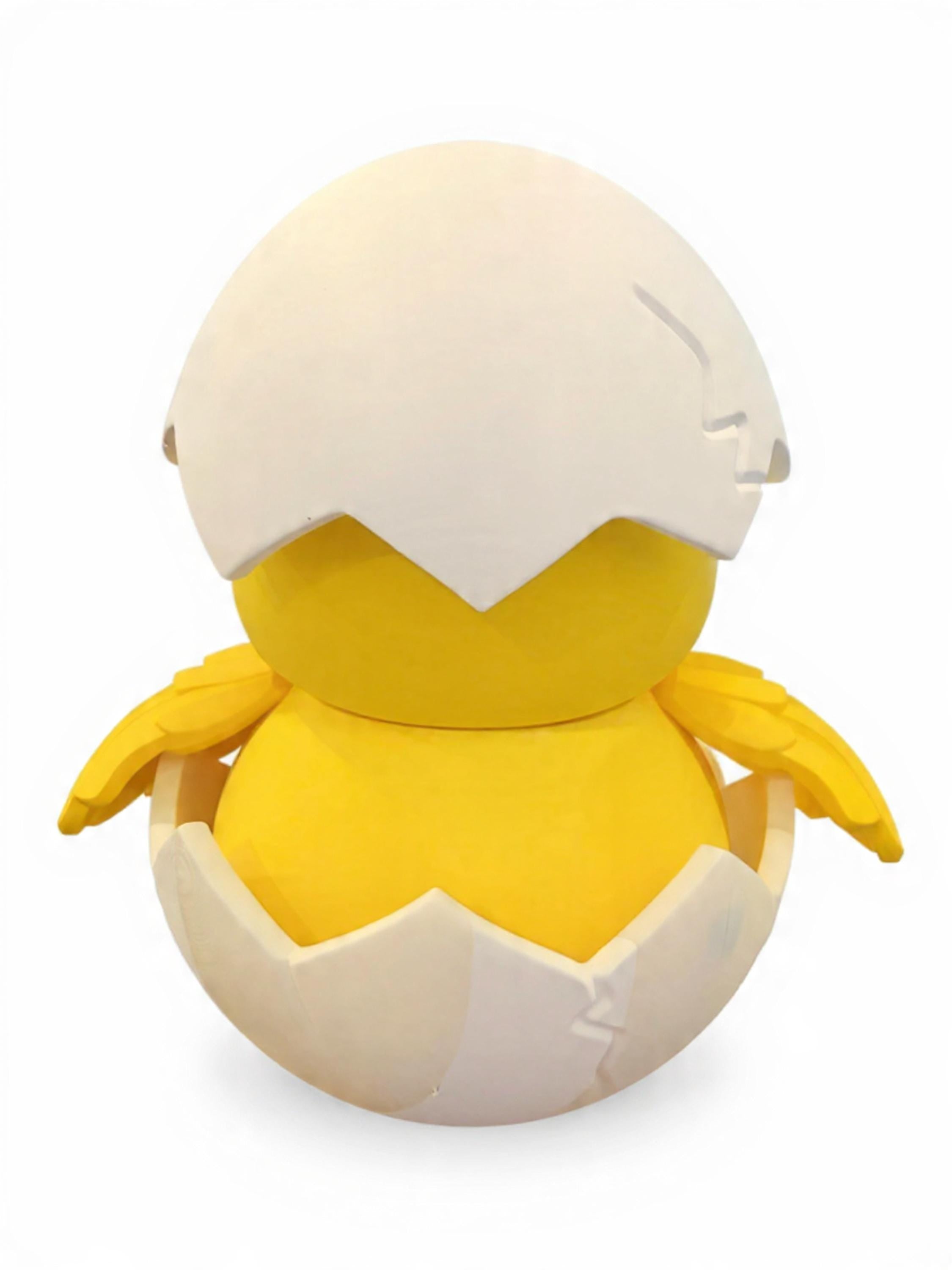 3D Printed Easter Chick - 17" Collectible Spring Decoration (Choose Assembled or DIY Kit)