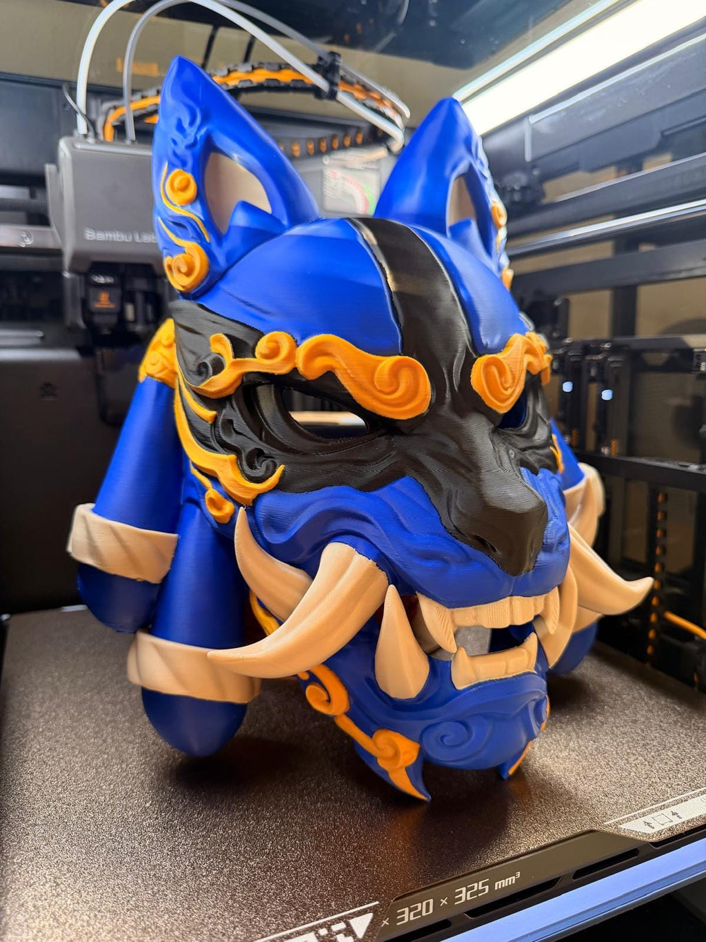 TheDarksideWorkshop Oni Mask - Wall Art - Japanese Demon Mask