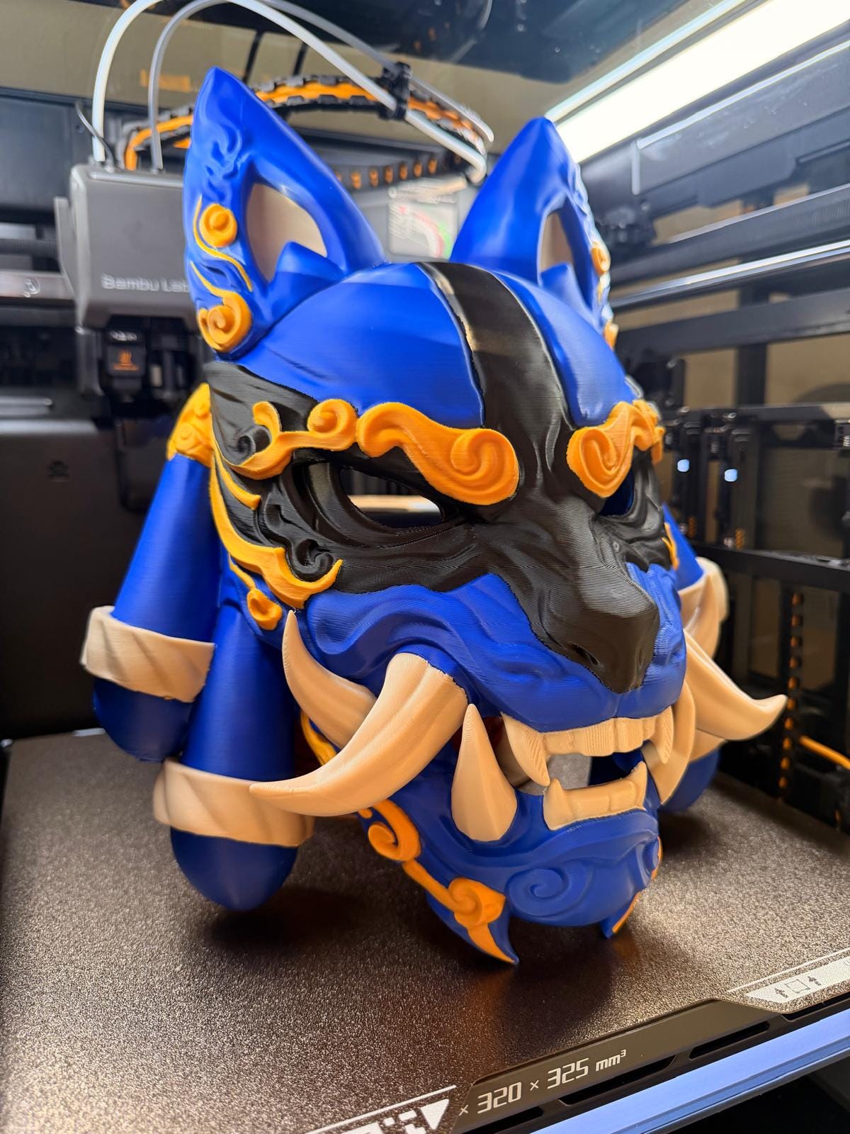 TheDarksideWorkshop Oni Mask - Wall Art - Japanese Demon Mask
